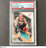 1999-20 Upper Deck #87 Mike Bibby Signed Card AUTO PSA Slabbed Grizzlies