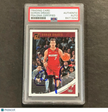 2018-19 Panini Donruss #5 Goran Dragic Signed Card AUTO PSA/DNA Slabbed Heat