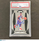 2017-18 Panini Prizm #26 Frank Mason III Signed Card AUTO PSA Slabbed RC Kings