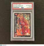2008-09 NBA Fleer #178 Shaun Livingston Signed Card AUTO PSA Slabbed Heat