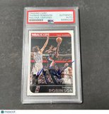 2014-15 NBA Hoops #206 Thomas Robinson Signed Card AUTO PSA Slabbed Trailblazers