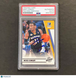 2010-11 Panini Season Update #113 Mike Conley signed Auto Card PSA/DNA Slabbed G