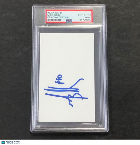 Mike Bibby signed cut PSA/DNA slabbed Autographed Kings