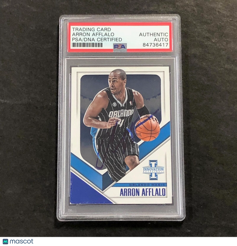 2013-14 Panini Innovation #65 Arron Afflalo Signed Card AUTO PSA/DNA Slabbed Mag