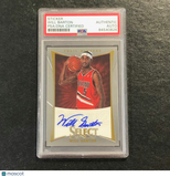 2012-13 Panini Select #222 Will Barton signed Auto Card PSA/DNA Slabbed Trail Bl
