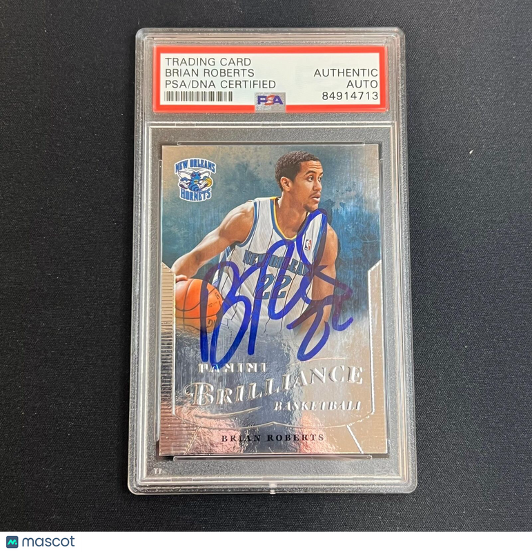 2012-13 Panini Brilliance #236 Brian Roberts Signed AUTO PSA Slabbed Hornets