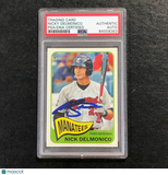2014 Topps Heritage Minors #37 Nicky Delmonico Signed Card PSA Slabbed Auto Orio
