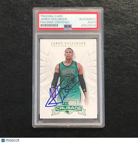 2012-13 Panini Crusade #94 Jared Sullinger Signed Card AUTO PSA/DNA Slabbed Celt