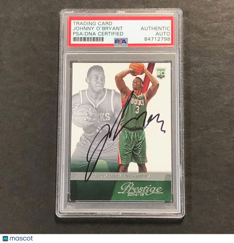 2014-15 Panini Prestige #191 Johnny O'Bryant Signed Card AUTO PSA/DNA Slabbed RC