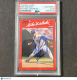 1990 Donruss #373 Mike Bielecki Signed Card PSA Slabbed Auto Cubs