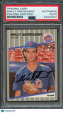 1989 Fleer Update Baseball # U-103 Wally Whitehurst Signed Card PSA Slabbed Auto
