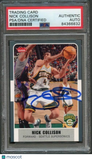 07-08 Fleer #111 Nick Collison Signed Card AUTO PSA Slabbed Sonics