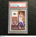 2015 Panini Contenders Draft Picks#16 Chandler Parsons  Signed Card Auto PSA Slabbed Gators