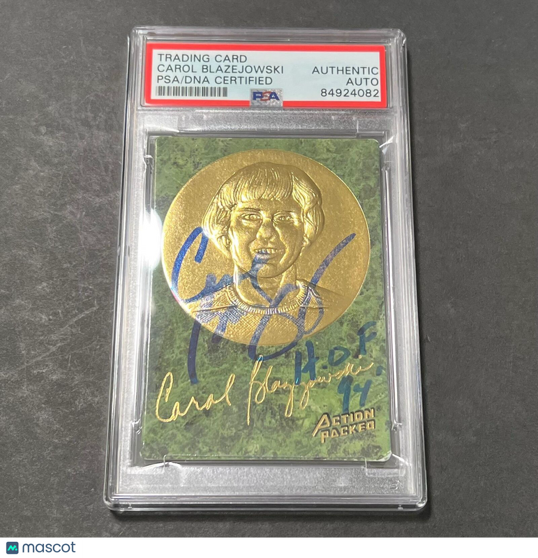 1994 NBA Properties #32 Carol Blazejowski AUTO PSA Slabbed New Jersey Gems