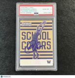 2016-17 Contenders Draft Picks School Colors #7 Marquese Chriss Signed Card AUTO