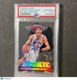2012-13 Panini Marquee #238 Jonas Valanciunas Signed Card AUTO PSA Slabbed Toron