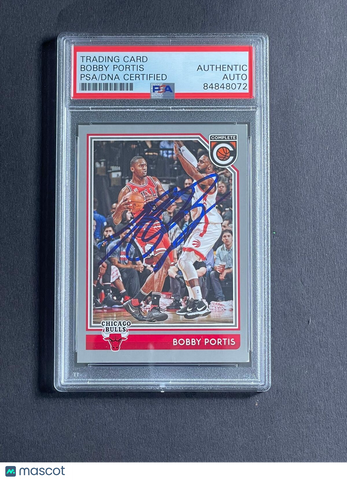 2016-17 Panini Complete #35 Bobby Portis Signed Card AUTO PSA Slabbed Bulls