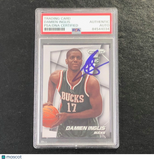 2014-15 Panini Prizm #299 Damien Inglis Signed Card AUTO PSA Slabbed RC Bucks