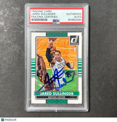 2014 Panini Donruss #173 Jared Sullinger Signed Card AUTO PSA/DNA Slabbed Celtic