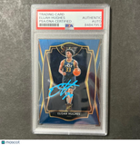 2020-21 Panini Select #168 Elijah Hughes Signed AUTO Grade PSA Slabbed RC Jazz