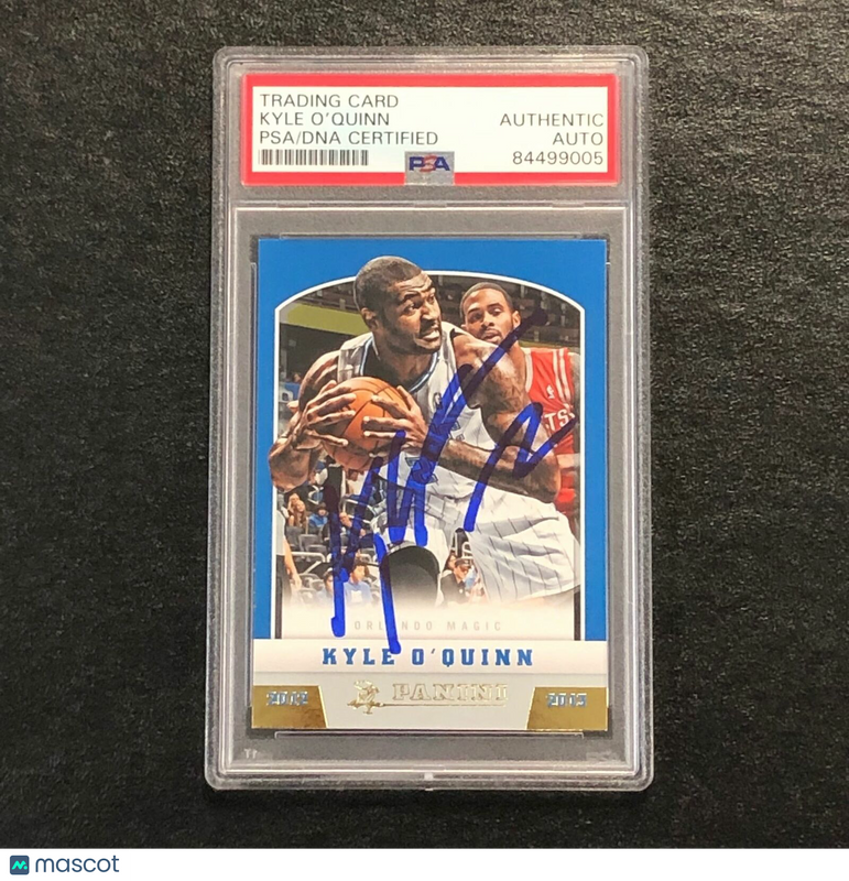 2012-13 Panini #217 Kyle O'Quinn Signed Card AUTO PSA/DNA Slabbed Magic