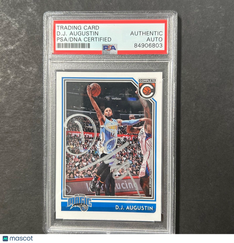 2016-17 Panini Complete #182 DJ Augustin Signed Card AUTO PSA Slabbed Magic