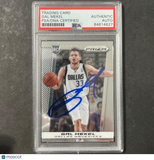 2013-14 Panini Prizm #297 Gal Mekel Signed Card AUTO PSA Slabbed Mavericks