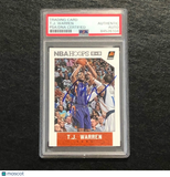 2015-16 NBA HOOPS #80 TJ WARREN Signed Card AUTO PSA Slabbed Suns