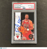 1993-94 Skybox #208 Pete Myers Signed Card PSA Slabbed RC Bulls