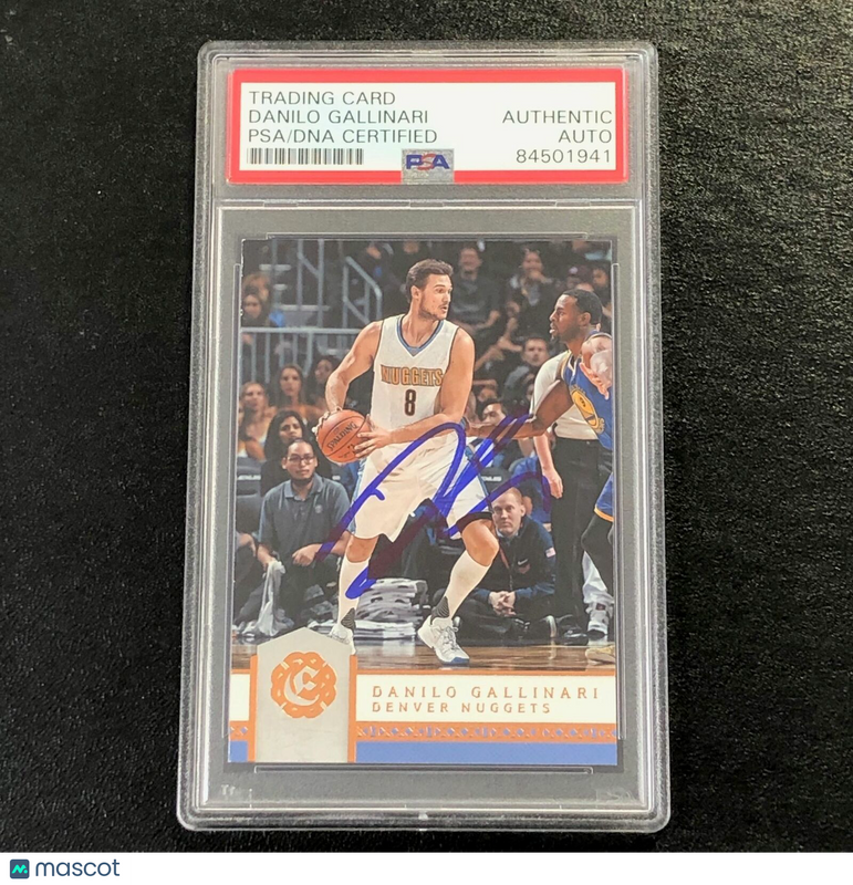 2016-17 Panini Excalibur #48 Danilo Gallinari Signed AUTO PSA Slabbed Nuggets