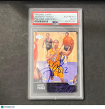 2003-04 Upper Deck #120 Jannero Pargo Signed Card AUTO PSA Lakers