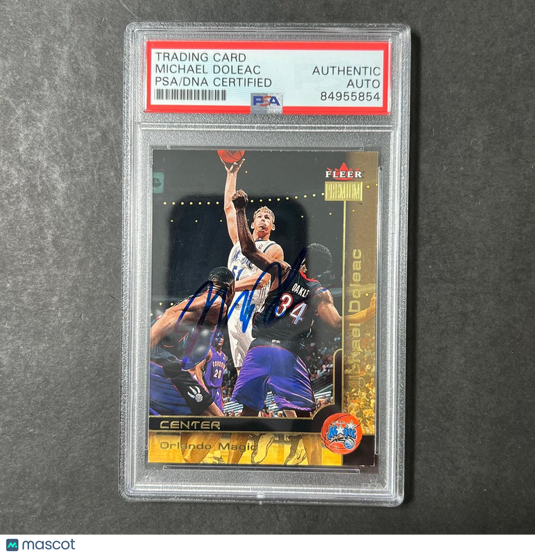2000-01 Fleer Topps #38 Michael Doleac Signed Card AUTO PSA Slabbed Magic