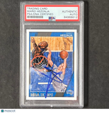 2016-17 NBA Hoops #76 Mario Hezonja Signed Card AUTO PSA/DNA Slabbed Magic