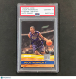 2010-11 Panini Donruss #224 Jason Thompson Signed Card AUTO 10 PSA Slabbed Kings