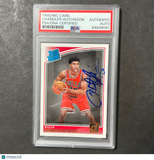 2018 Donruss Rated Rookie #166 Chandler Hutchison Signed Card AUTO PSA Slabbed R