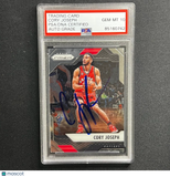 2016-17 Panini Prizm #218 Cory Joseph Signed Card AUTO PSA Slabbed Raptors