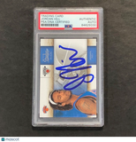 2009-10 PANINI STUDIO #149 Jordan Hill Signed Card AUTO PSA Slabbed RC Knicks