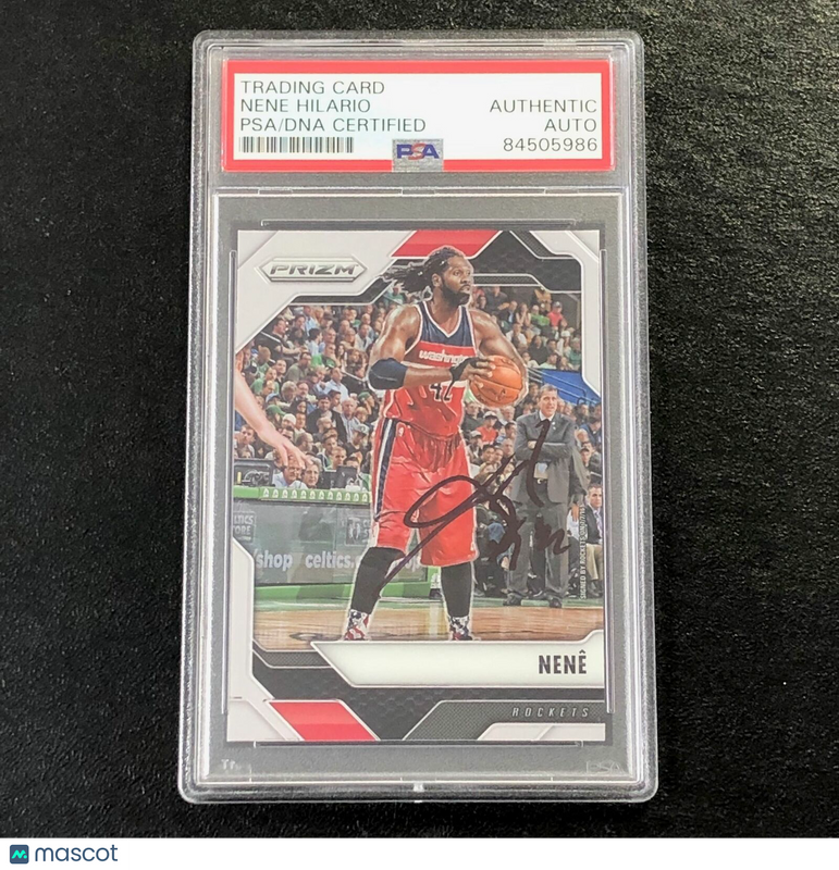 2016-17 Panini Prizm #227 Nene Signed AUTO PSA Slabbed Wizards