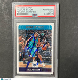 2017-18 Panini Hoops #74 Nicolas Batum Signed Card AUTO Grade PSA Slabbed Hornet