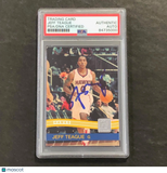 2010-11 Donruss Basketball #150 Jeff Teague Signed Card AUTO PSA Slabbed Hawks