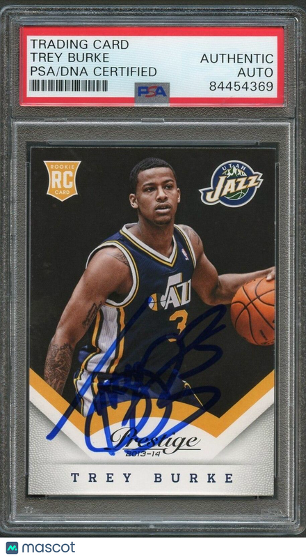2013-14 Panini Prestige #169 Trey Burke Signed Card AUTO PSA Slabbed Jazz RC