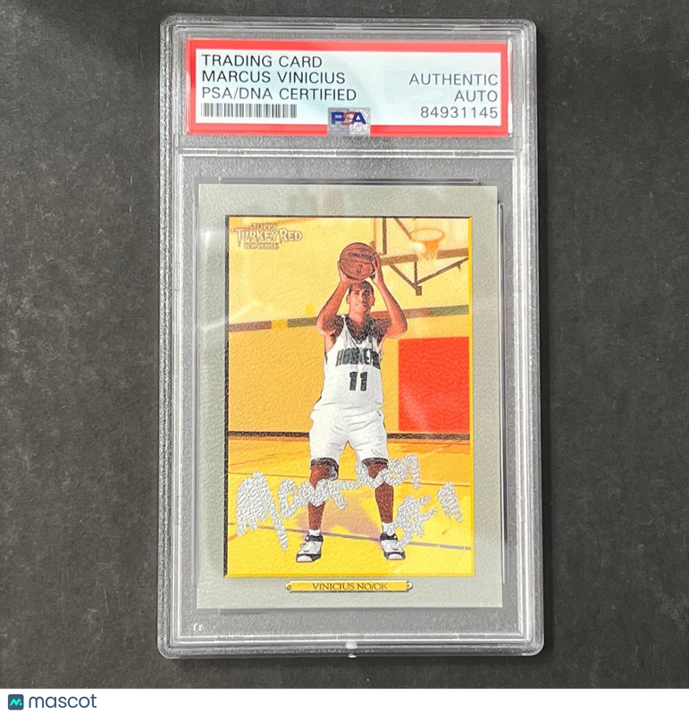 2006 Topps #183 Marcus Vincius Signed Card PSA Slabbed Auto Grade 10 Hornets