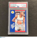 1991 Fleer #66 Rod Higgins Signed Card AUTO PSA Slabbed Warriors