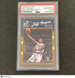 2016-17 Donruss Basketball #91 Jeff Teague Signed Card AUTO PSA Slabbed Pacers