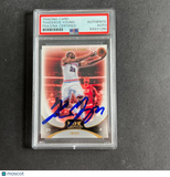 2008-09 NBA Hot Prospects #90 Thaddeus Young Signed Card AUTO PSA Slabbed 76ers