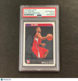 2014-15 Panini NBA Hoops #283 C.J. Wilcox Signed Card AUTO PSA Slabbed Clippers
