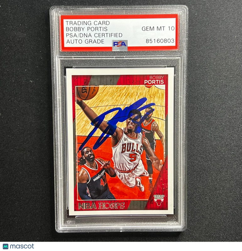 2016-17 Panini-Hoops #13 Bobby Portis Signed Card AUTO PSA Slabbed Bulls