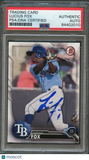2016 Bowman Draft #BD-200 Lucius Fox Signed Card PSA Slabbed Auto Rays