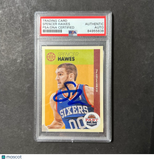 2012-13 Panini Past and Present #13 Spencer Hawes Signed Card AUTO PSA/DNA Slabb