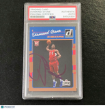 2016 Donruss #182 Diamond Stone Signed Card Auto PSA Slabbed RC Clippers